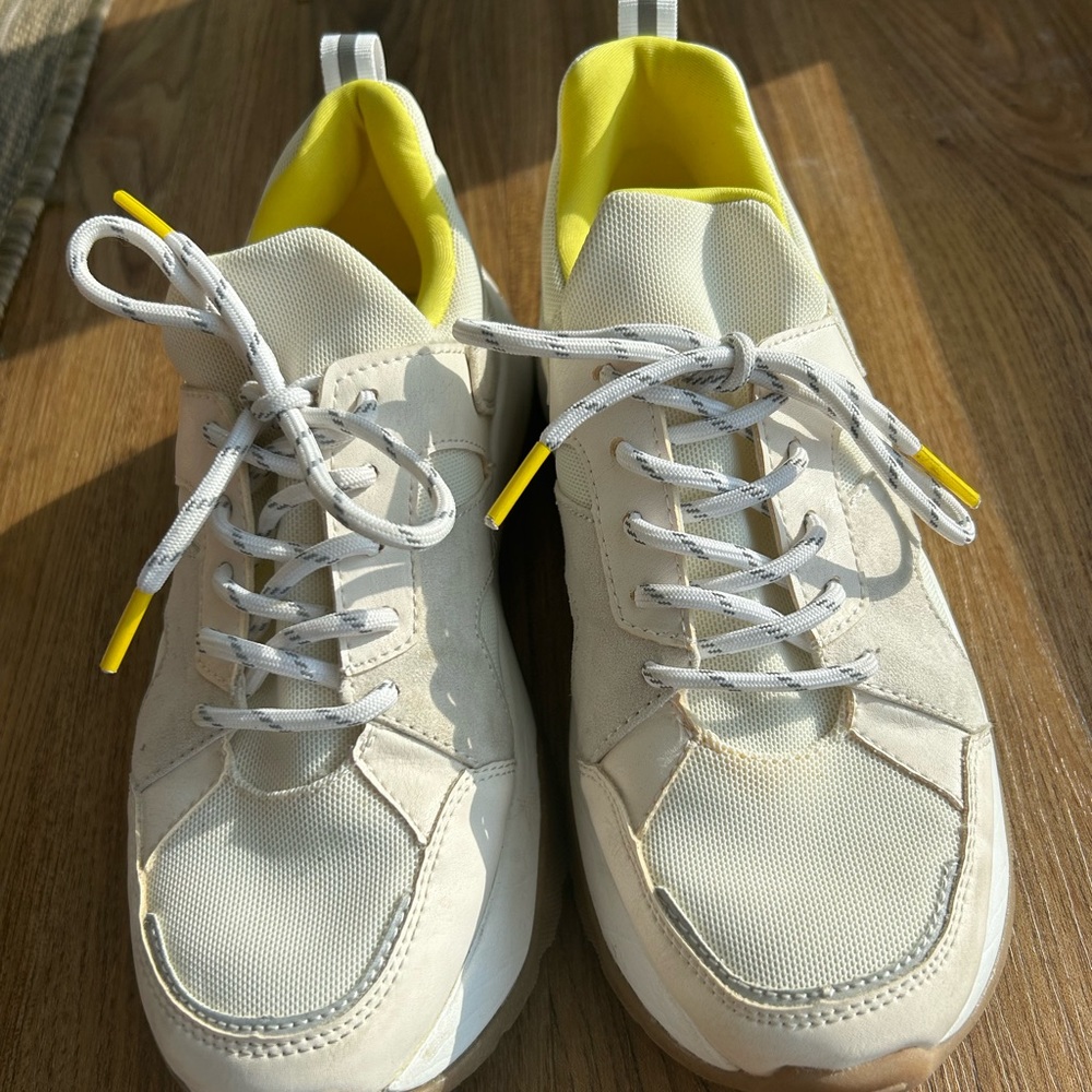 White H&M sneakers
